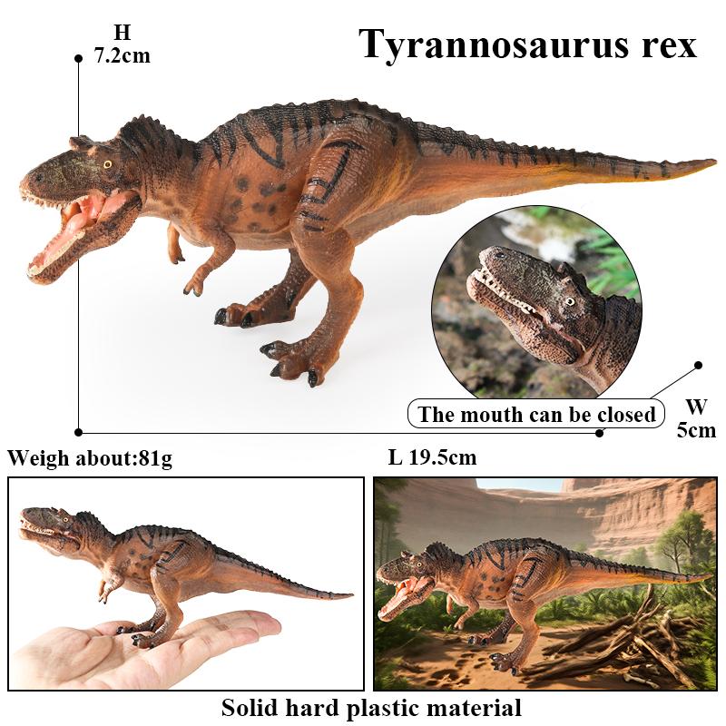 Oenux Jurassic D.Rex I.Rex Eoraptor Carnotaurus Figures Dinosaur Brinquedo Tyrannosaurus Model Collection PVC Toy Kids Gift