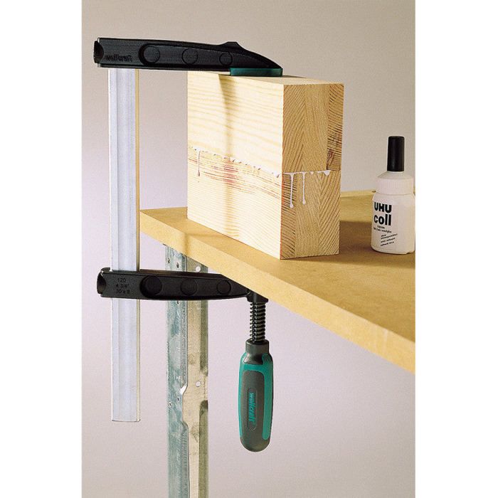 Serre-joint à vis WOLFCRAFT SZ 120-300 en métal 300 mm 3620000