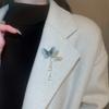 Vintage Schmetterling Quaste Brosche Metall Bankett Kleidung Metall Pin Zirkon Luxus Abzeichen Pin Mädchen