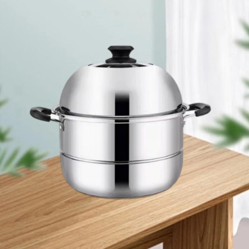 Thickened Stainless Steel Two-Layer Steamer Pot