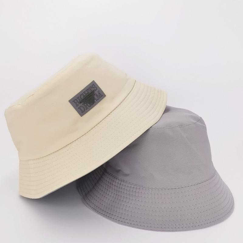 Summer New Triangular Letter Fisherman Hat Children Trendy Brand Thin Temperament Sunshade Sunscreen Bucket Basin Hat