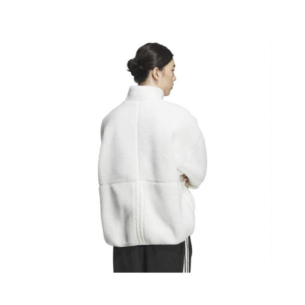 Adidas Must Have Small Logo Loose Fit Boa Jacket Jg8508