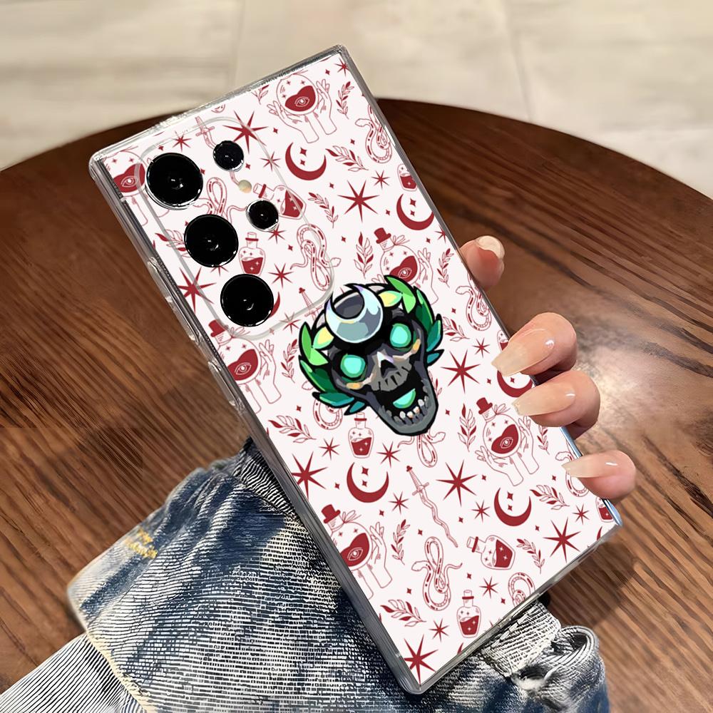 H-Hades 2 Phone Case For Samsung S26 S25 S24 Ultra S23 Fe S22 S20 S21 Plus Plus 5G Fe Transparent Cover