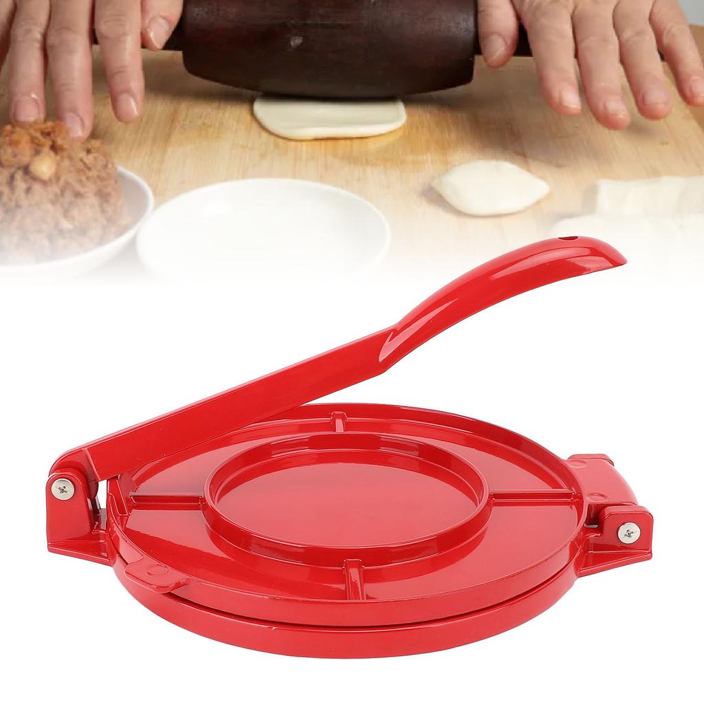 Manual Tortilla Press with Handle Aluminum Alloy Flatbread Dumpling Skin Maker Multifunctional Dough