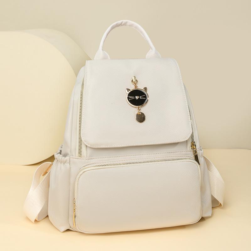Spring new backpack nylon Oxford large-capacity bag women's simple casual backpack