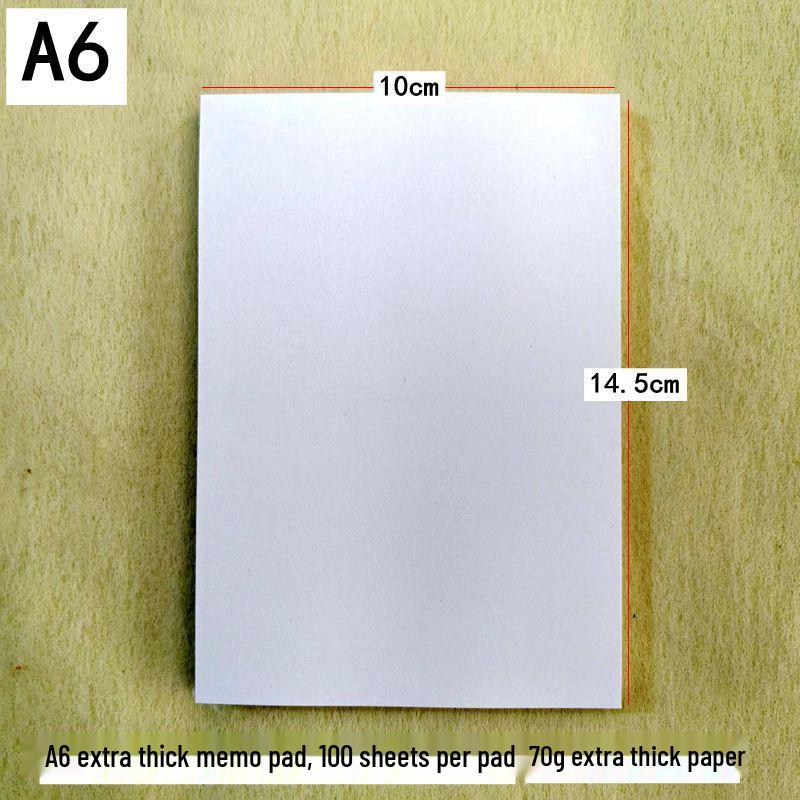Super Value Thick Note Paper Notebook - 110 Blank Sheets