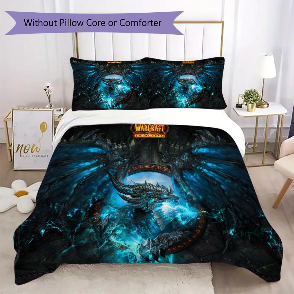 Blizzard Entertainment Game World of Warcraft Home Decoration Soft Printed Sofa Cover Blanket Bedding Down Pillowcase Duvet Cover (without core)H7