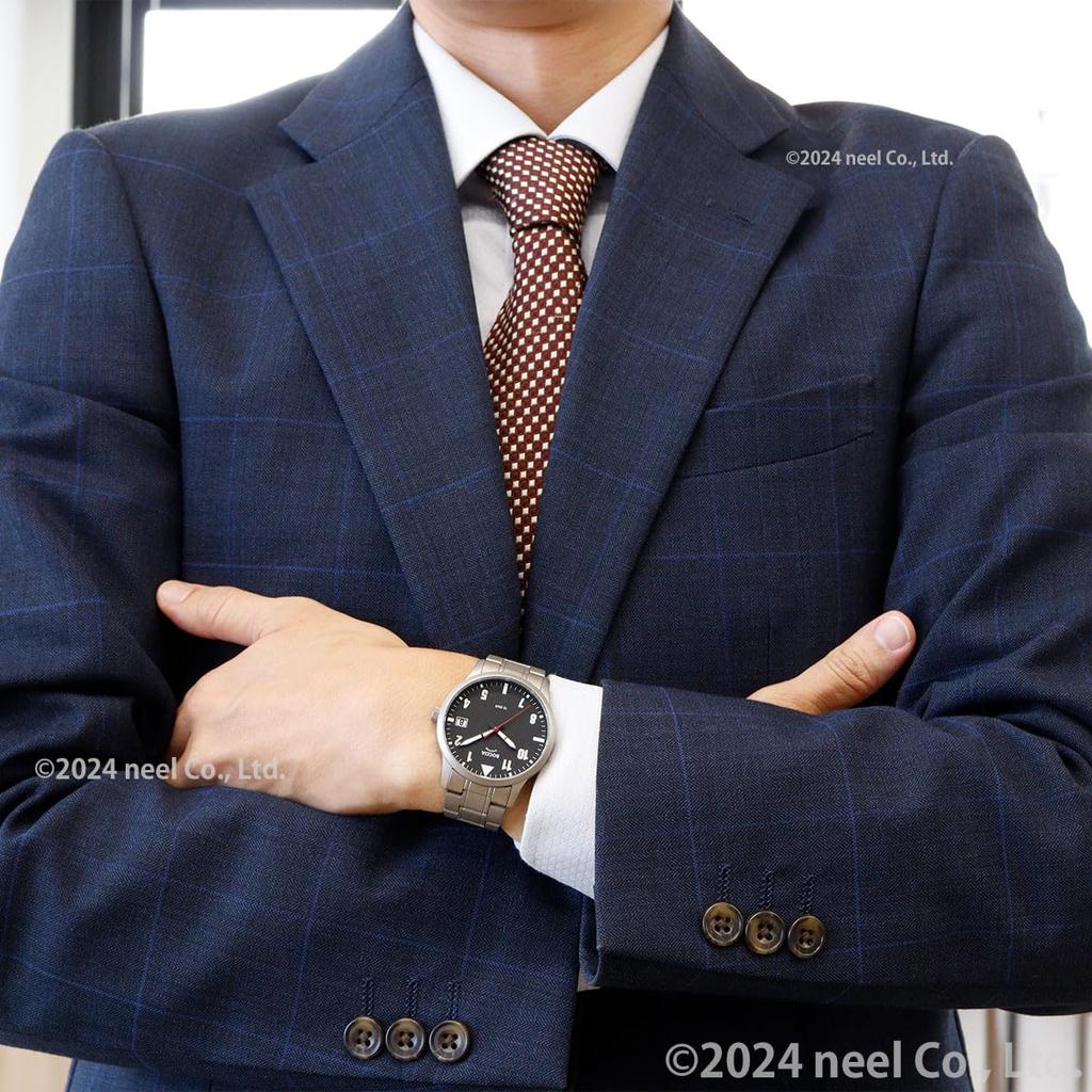 Breda Watch Silver [Boccia Titanium] 3650-02 Men's