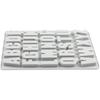 26 Cavity Alphabet Crayon Molds Letter Silicone Candy Mold For Candy