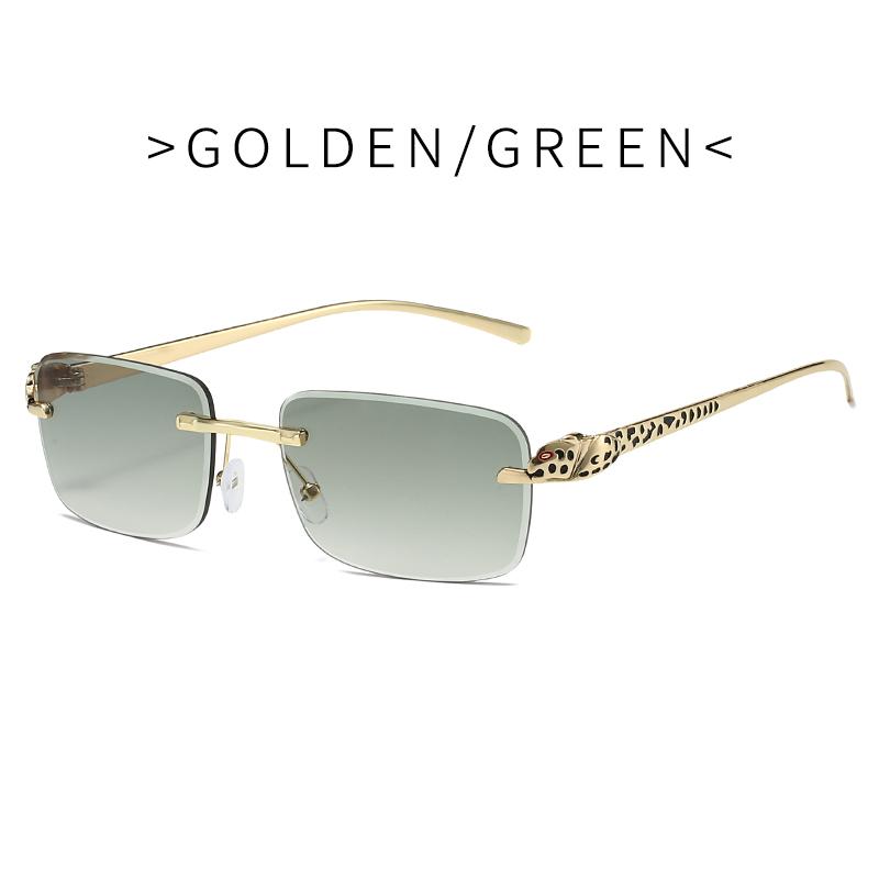 Fashion Leopard Sunglasses Square Trendy Design Women Sun Glasses Oversize Decoration Shades for Travelling Driving