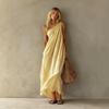 Europe, America 2026 Station Summer Fashion Elegant Single Shoulder Sleeveless Exquisite Long Dress Women's Clothing