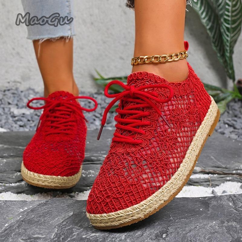Fashion Women's Sneakers Fashion 2025 New Breathable Woman Shoes Comfortable Casual Sneaker Lace Up Outwear Zapatillas De Mujer Size 43