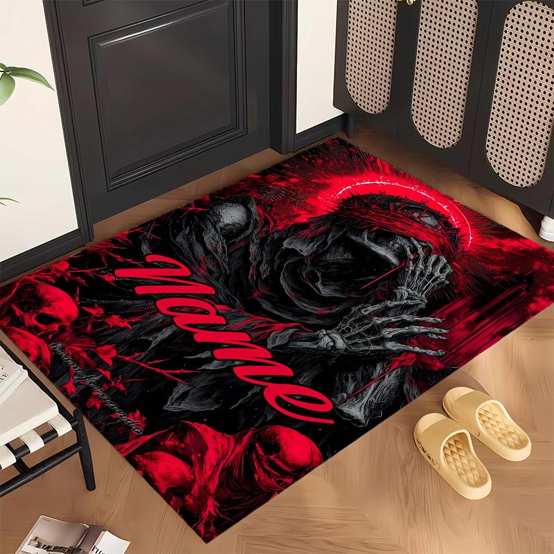 Dark Gothic (19) Personalized name Office Carpet Stylish Decor for Living Room Bedroom Kitchen