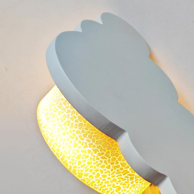Wolkenlicht - Schwebende Wolken-Wandleuchten für Kinderzimmer & Babyzimmer | Batteriebetriebene Hängende Nachtlichter