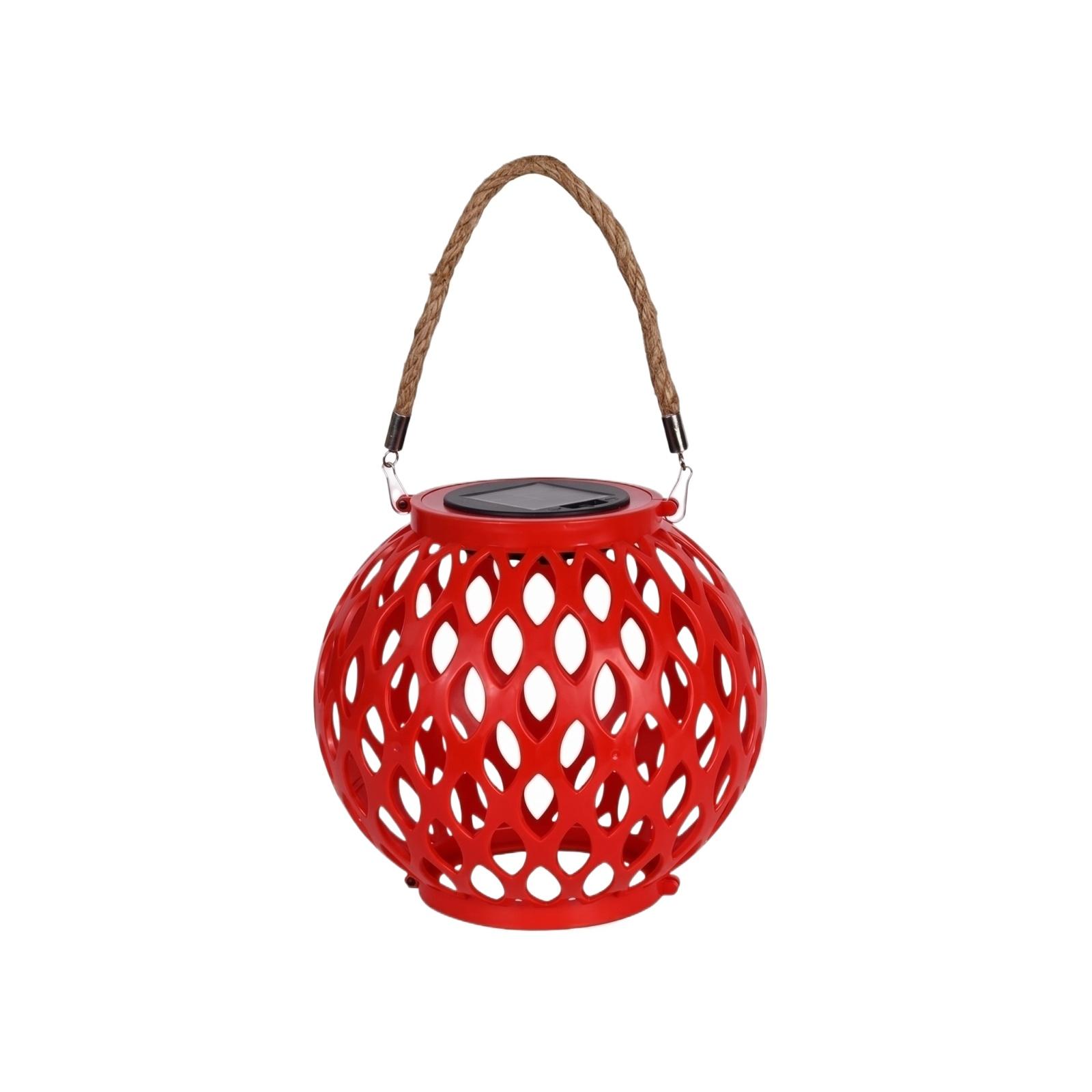 

Solar Lantern Portable Hanging Lantern Outdoor Decorative Lantern with Handle for Garden Patio Backyard Indoor Use one size