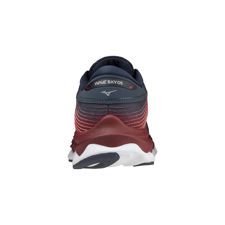 Mizuno Wave Sky 5 Protiskluzové Prodyšné Běžecké Boty s Nízkým Svrškem Dámské Tenisky Modré Červené J1GD210263