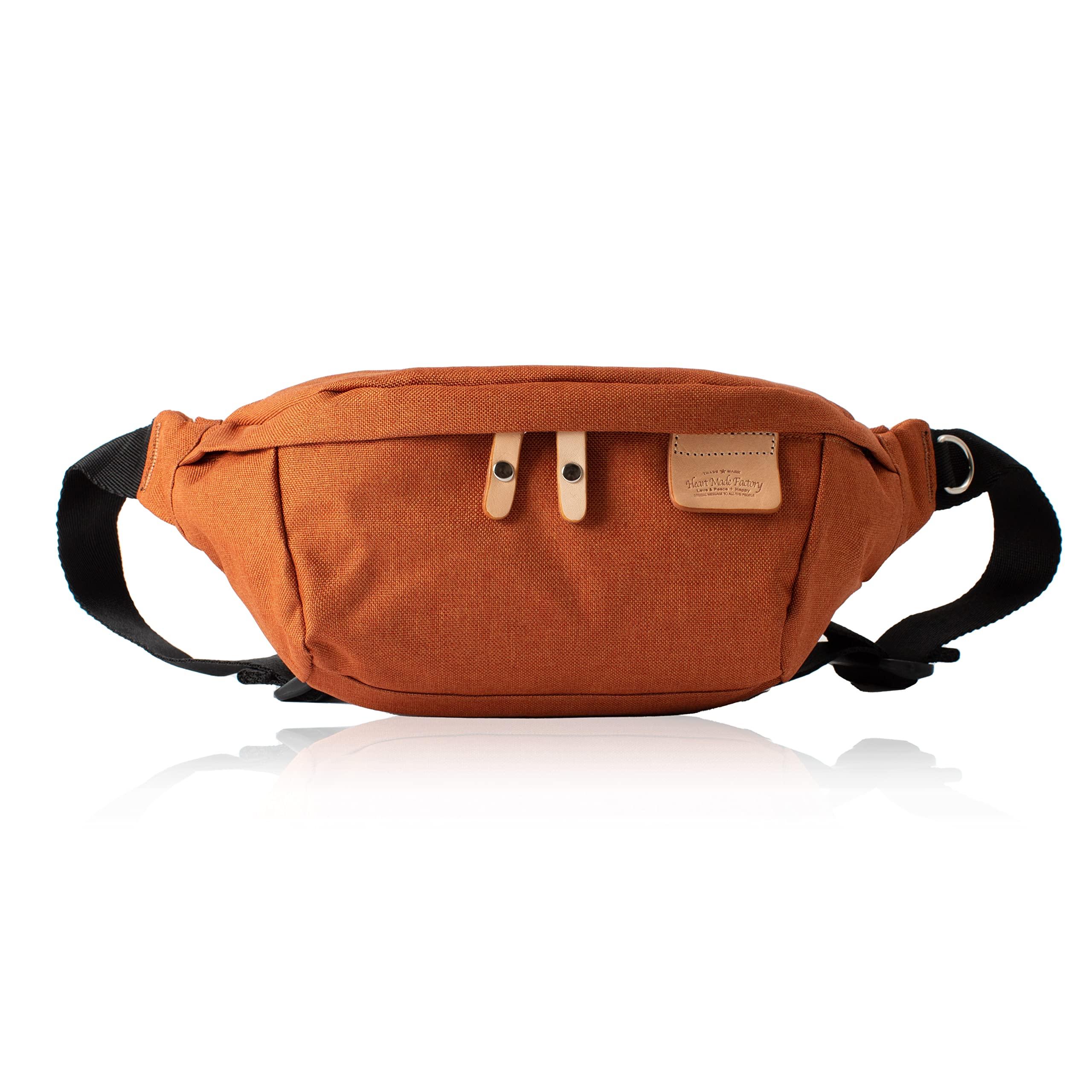 

Made Body Bag Waist Bag Polyester Pocket Series [Heart Factory] FY-0630 (Orange) помаранчевий