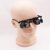 Professional Head-mounted Magnifying Glasses Adjustable Head Mounted Jeweler Magnifier High Definition 2X 6X 10X 24X