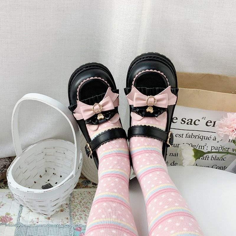 Versatile Autumn Lolita Leather Shoes: Cute, Soft, Round-Toe Japanese JK Style