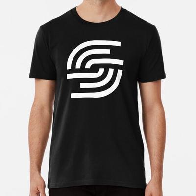 Abstraktický grafický bílý moderní S až 5XL Vyrobeno v AU/USA Tričko