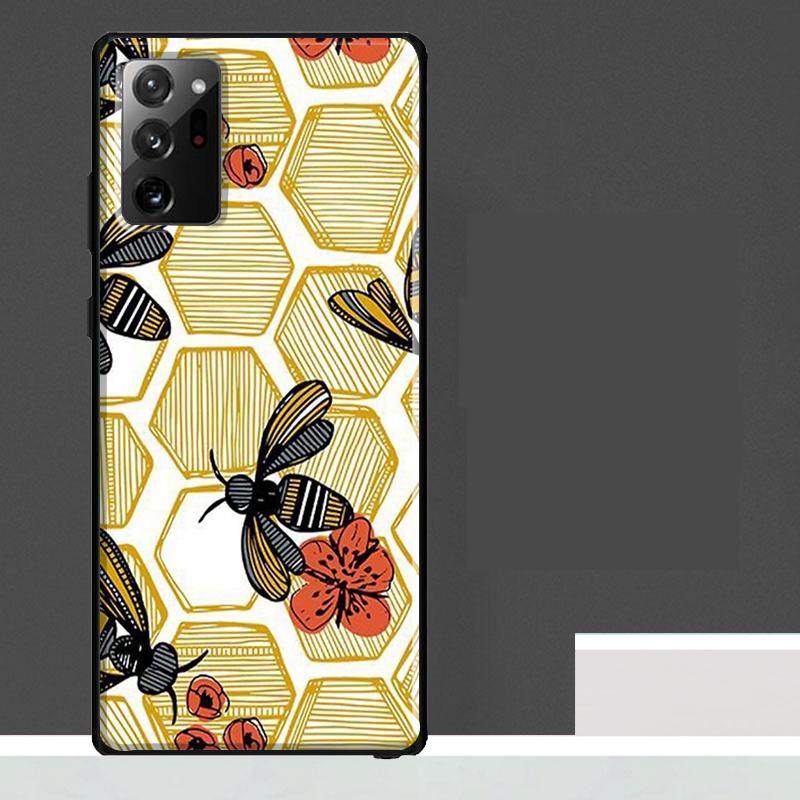 Bienen Kunst Hülle Für Samsung Galaxy S25 Ultra S23 S22 S21 S24 Ultra S9 S10 S20 Plus S25 FE Handyhülle