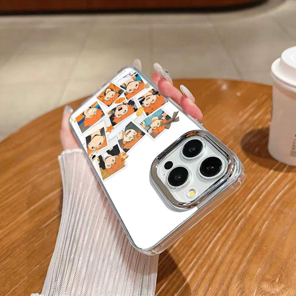 Cool Anime H-Haikyu!! Phone Case For Iphone 17 16 15 14 13 12 11 Pro Max Xr Air Plus Silicone Cover Silver Hard Shell Cover