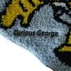 Marushin Tufting Mat, Entrance Mat, Curious George in Space, 4765027900
