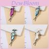 Shell Brooch With Alloy Material For Unisex Fashion Accessory