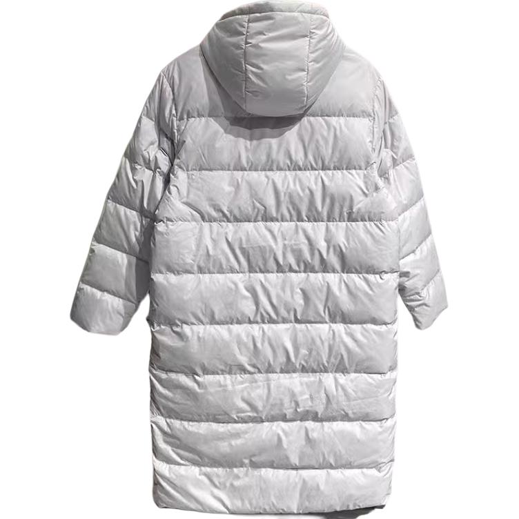 adidas Down Jackets Unisex Gray Hooded Moderate IK2414