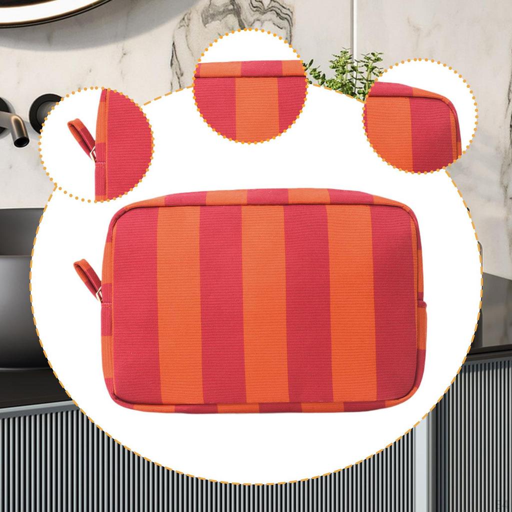 Cosmetic Pouch Portable Makeup Bag for Cord Cable Cosmetics Brushes Kids