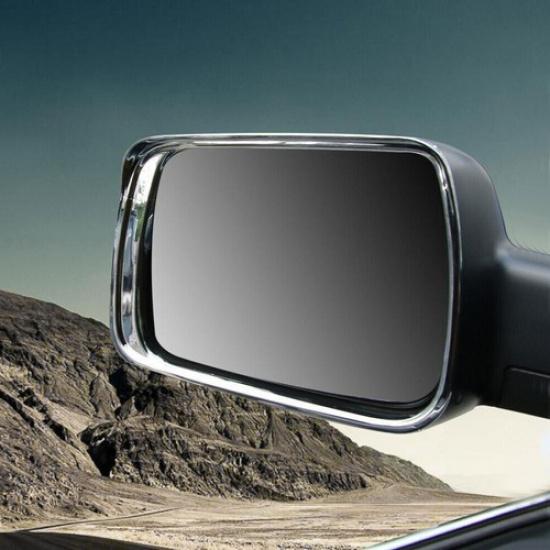 For -2024 Dodge RAM 1500 ABS Chrome Side Mirror Rain Eyebrow Cover Trim 2PCS