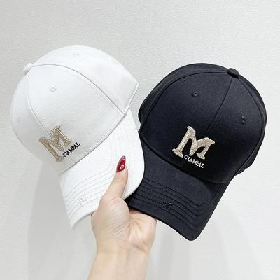 Damen Stickerei Buchstabe M Standard Baseballkappe Kinder Frühling und Sommer Neue Mode Gesicht Kleine Kappe Herren