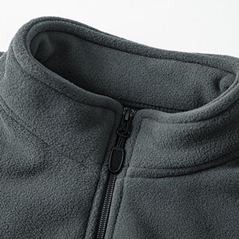 MIIOW Men's Stand Collar Plush Lined Warm Vest