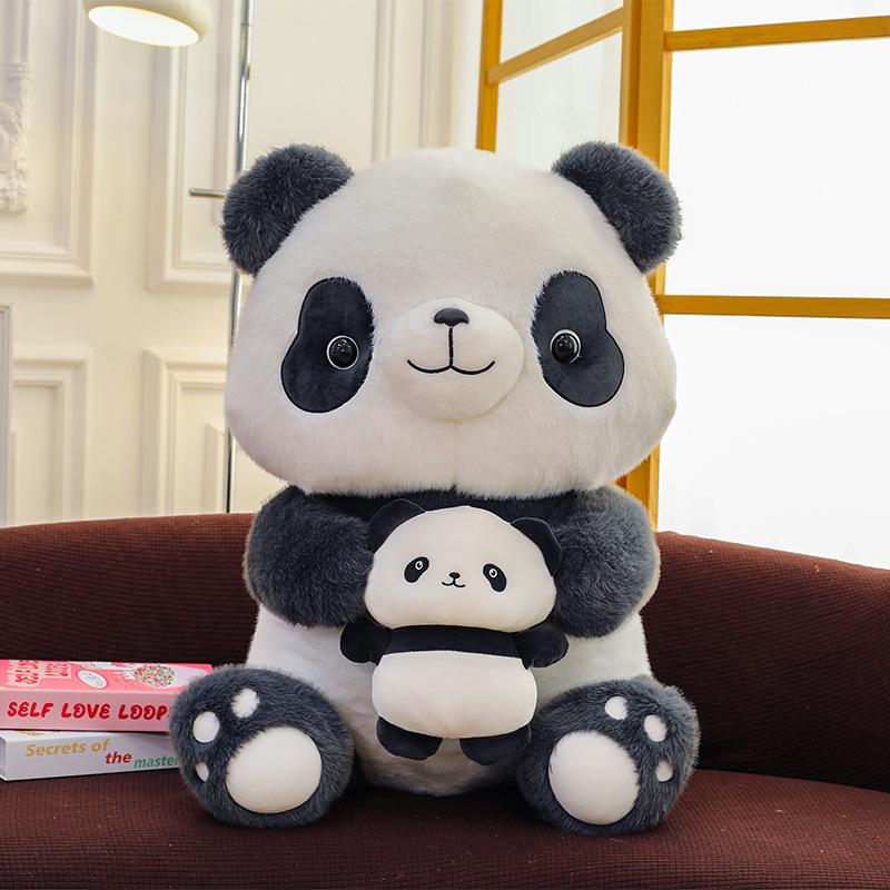 

Плюшевая игрушка Панда - Милая кукла в стиле матрешки, подушка для кровати, подарок для детей 30 cm