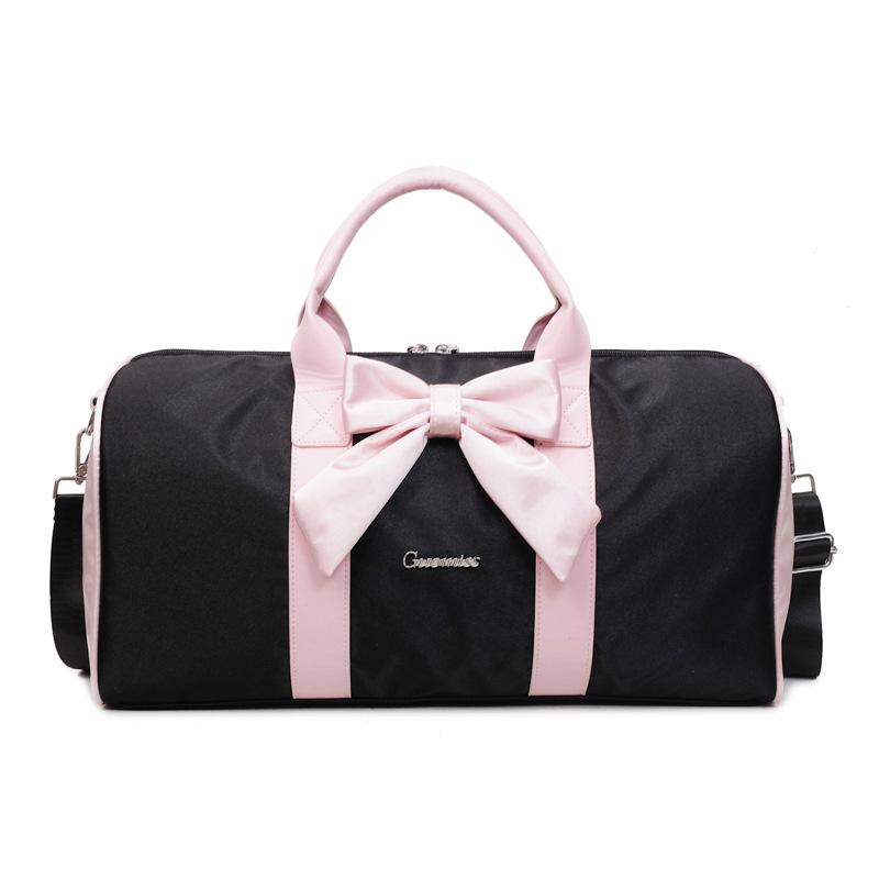 Fitness-Tasche Trainings-Tasche Yoga Damen-Sporttasche Schwimm-Tanz-Tasche Nass- und Trockentrennung Separates Schuhfach Diagonaler Span Reise-Tasche