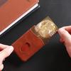 Universal Self-Adhesive Sticker Card Sleeves Phone Wallet Case Stick On ID Credit Card Holder PU Leather Cellphone Pocket