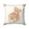 Cute Bear Cushion Pillowcase Printed Polyester 40/45/50Cm Throw Pillowcover Decorative Sofa Cushion Pillowslip Home Decor