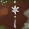Sneeuwvlok Ornamenten Voor Kerstboom Decoratieve Hangende Hanger Kerst Kerstboom Decoratie Ornamenten Acryl Sneeuwvlok
