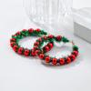 1Pair Christmas Tree Wreath Earrings Bell Xmas Dangle Earrings Fashion Christmas Earrings  Girls