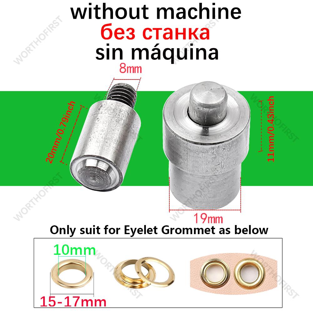 2.0-22mm Metal Punch Hole Eyelet Grommet Dies for Hand Punch Press Mold for Cloth Shoes Leathercraft Belts Sewing Accessorie