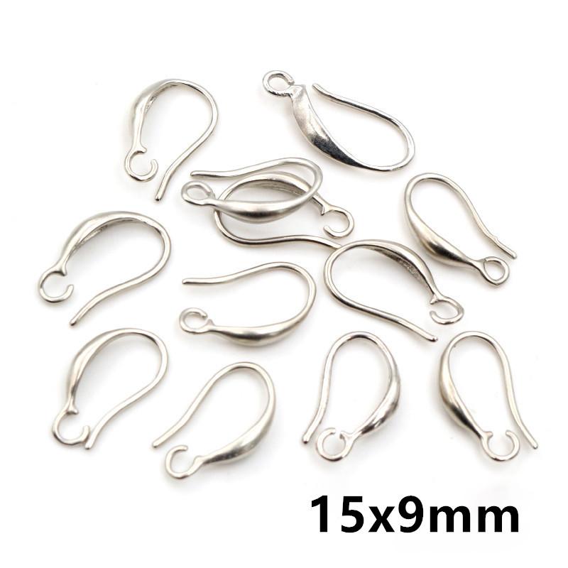 20pcs Craft Brass Small Earring Hooks Wire 4 Styles French Lever Earrings Hooks DIY Jewelry Making Accessories Findings