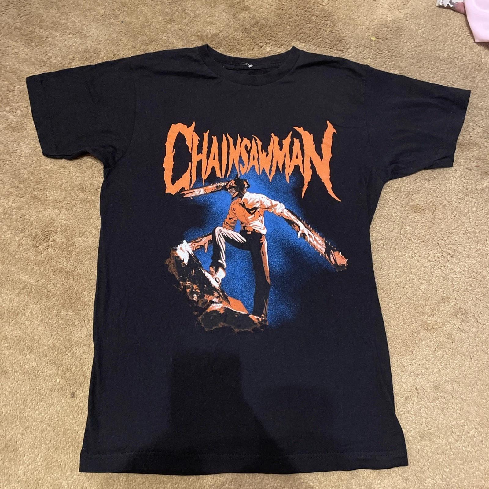 

Chainsaw Man T-Shirt Crunchyroll Short Sleeve All Size NP068 FREE SHIPPING S