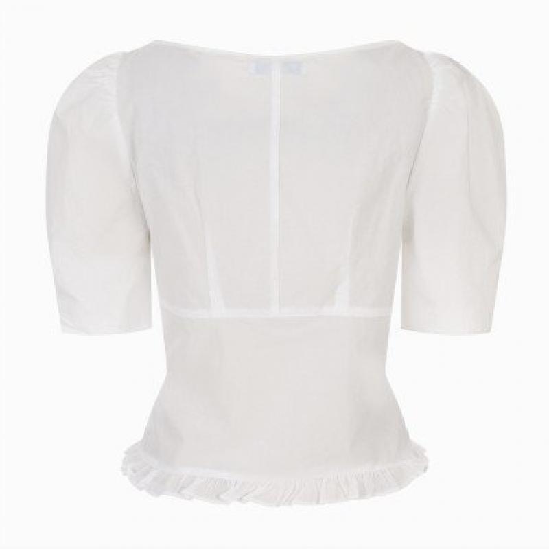EGOIST Lovely Shirring Volume Blouse  Es2obl06 