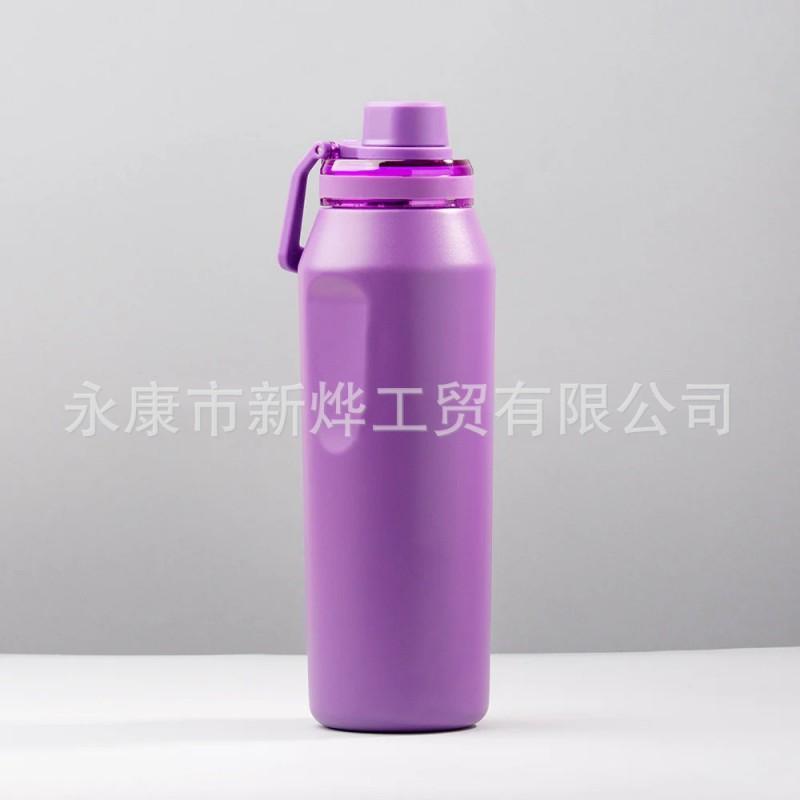 Stainless Steel Insulated Water Bottle With Handle Design Portable Outdoor Sports Hiking Gym 350ml To 1200ml