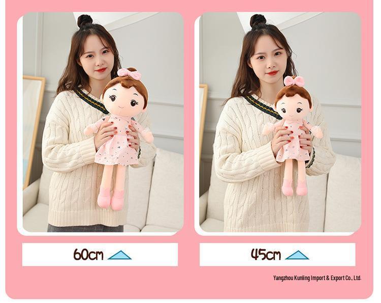 Angela Plush Doll – Cute Bedtime Companion & Hugging Pillow Gift for Girls