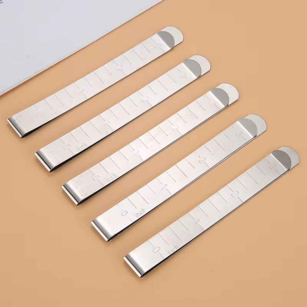 20 db 3 hüvelykes szegélyező csipesz rozsdamentes acél mérővonalzó szerszám fém varrócsipeszek varrókellék