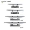 4" 5" 6" 8" Low Flat Cleat 316 Stainless Steel 2 Hole Hardware boat cleats For Marine Boat Deck Rope Tie yacht accessories