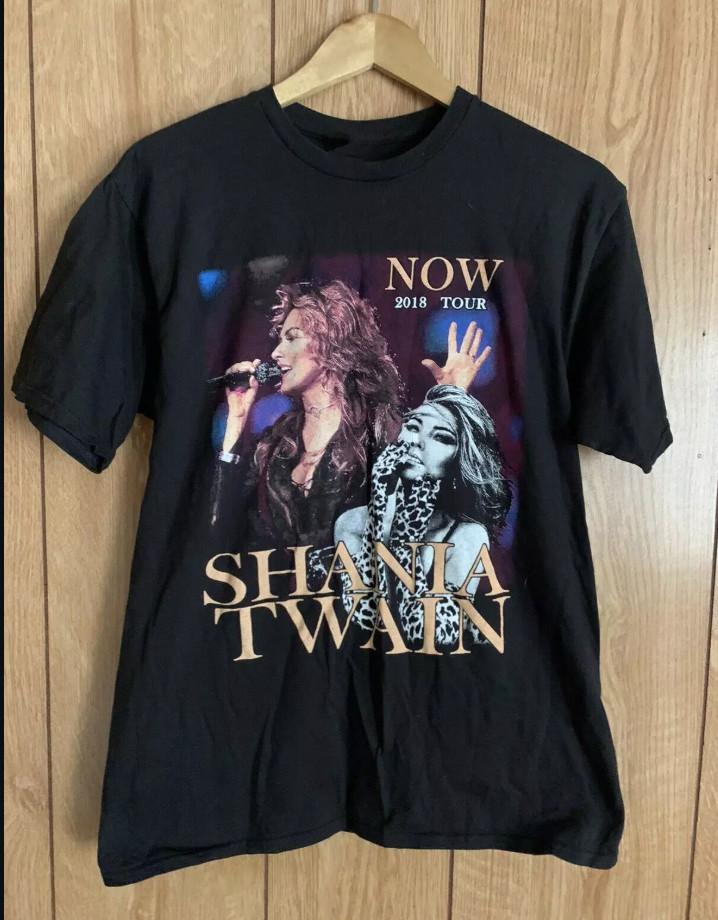 Vintage 2018 Shania Twain Now Tour Concert T-shirt size S-5XL S