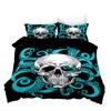 3D Digital Printing Kit Three-Piece Quilt Cover Sheet Skeleton