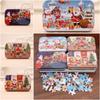 DIY Christmas 3D Puzzle Christmas House Children Model Toy Paper Card Jigsaw  Kindergarten